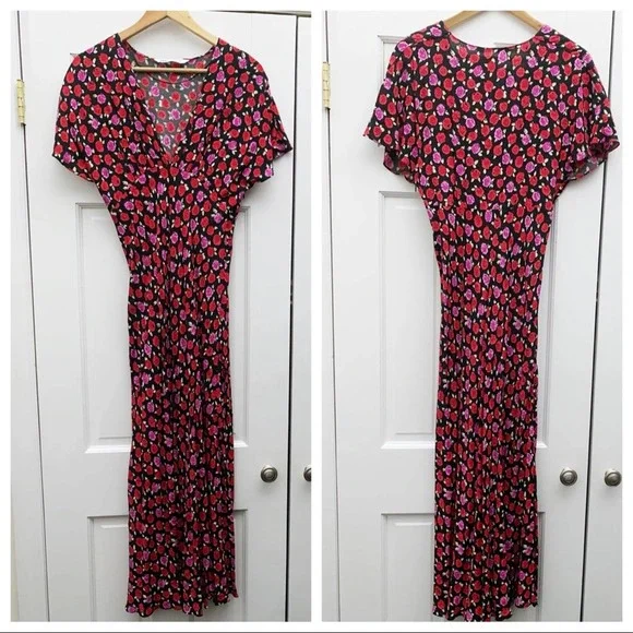 Zara Floral Maxi Dress - Picture 6 of 10